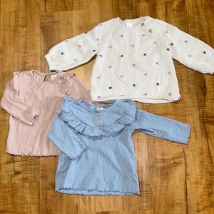 H&M Little Girl’s Long Sleeve Tops + Sweater